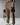 LOOSE FIT RIBBED TROUSER - BROWN