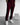 LOOSE FIT RIBBED TROUSER - MAROON