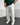 LOOSE FIT RIBBED TROUSER - WHITE