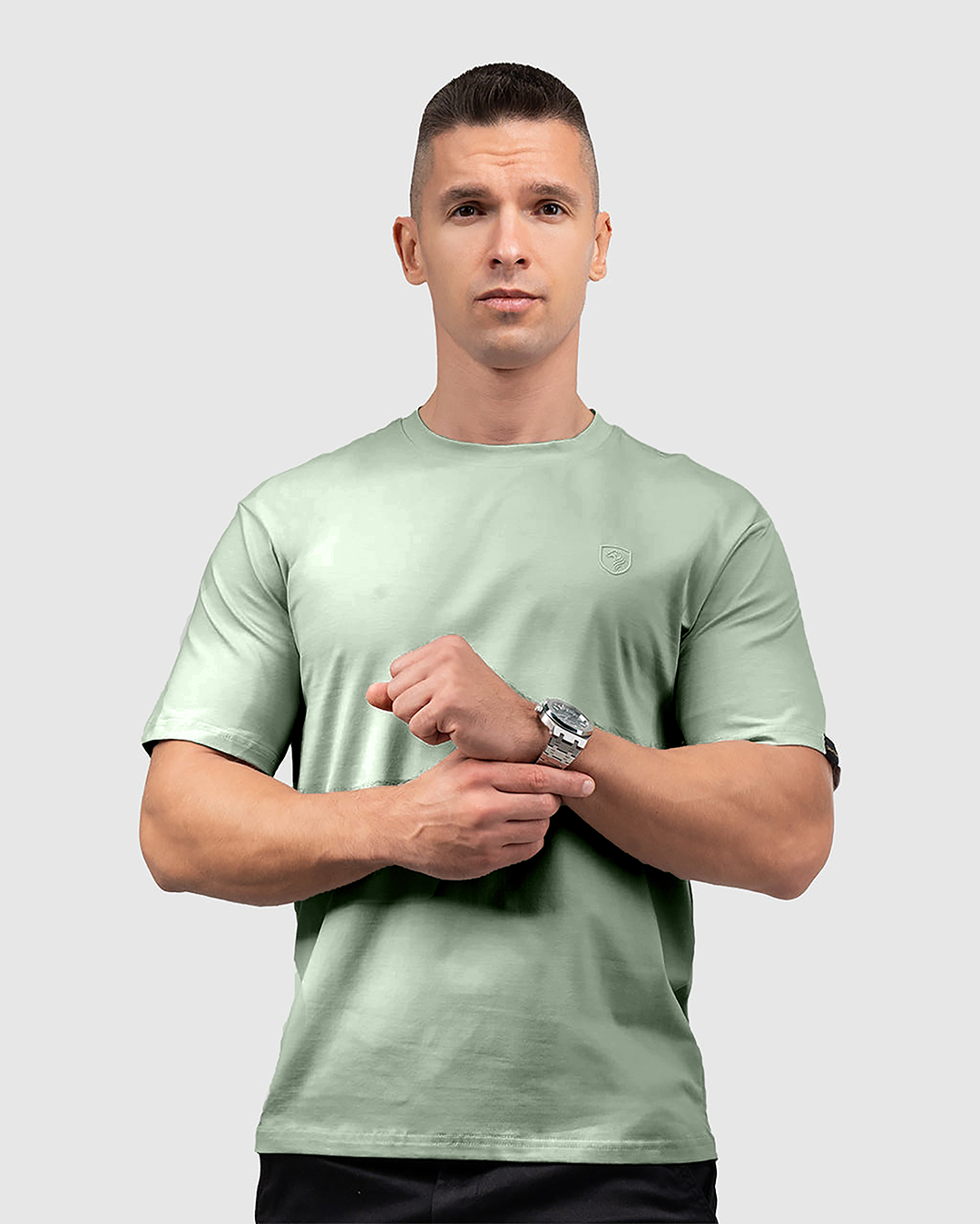 Men’s Crew Neck T-Shirt - Tea Green