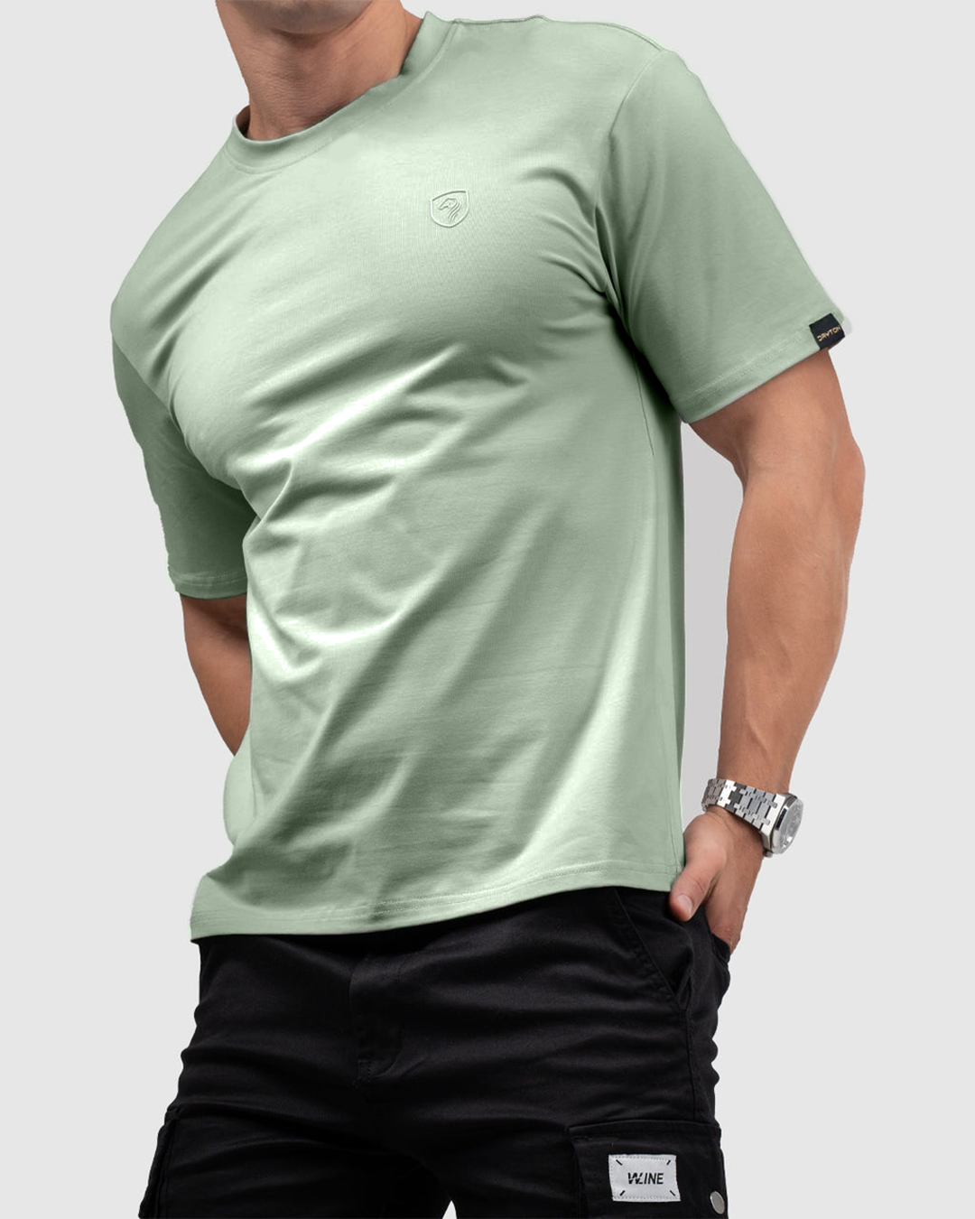 Men’s Crew Neck T-Shirt - Tea Green