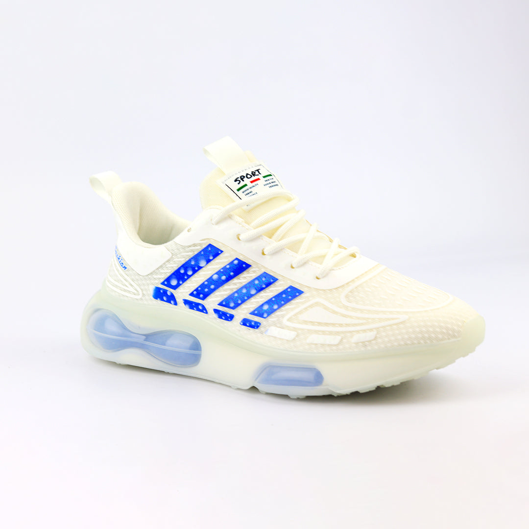 White & Blue Oxypair Training Shoes