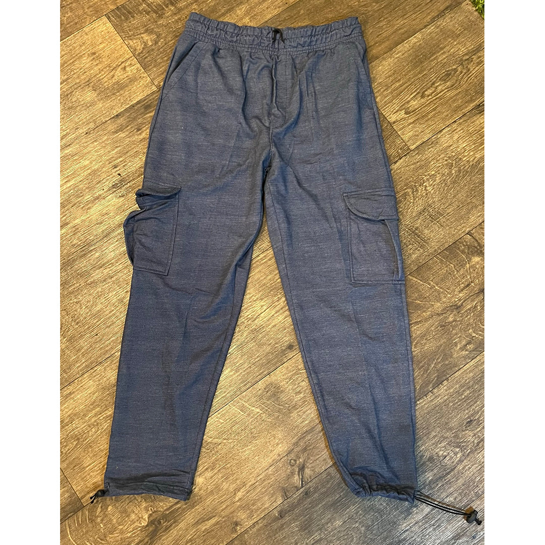 Six Pocket Cargo Cotton Trouser-Gray