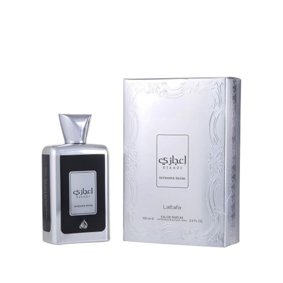 EJAAZI Intensive Silver Lattafa Original EDP Perfume Men 100ML