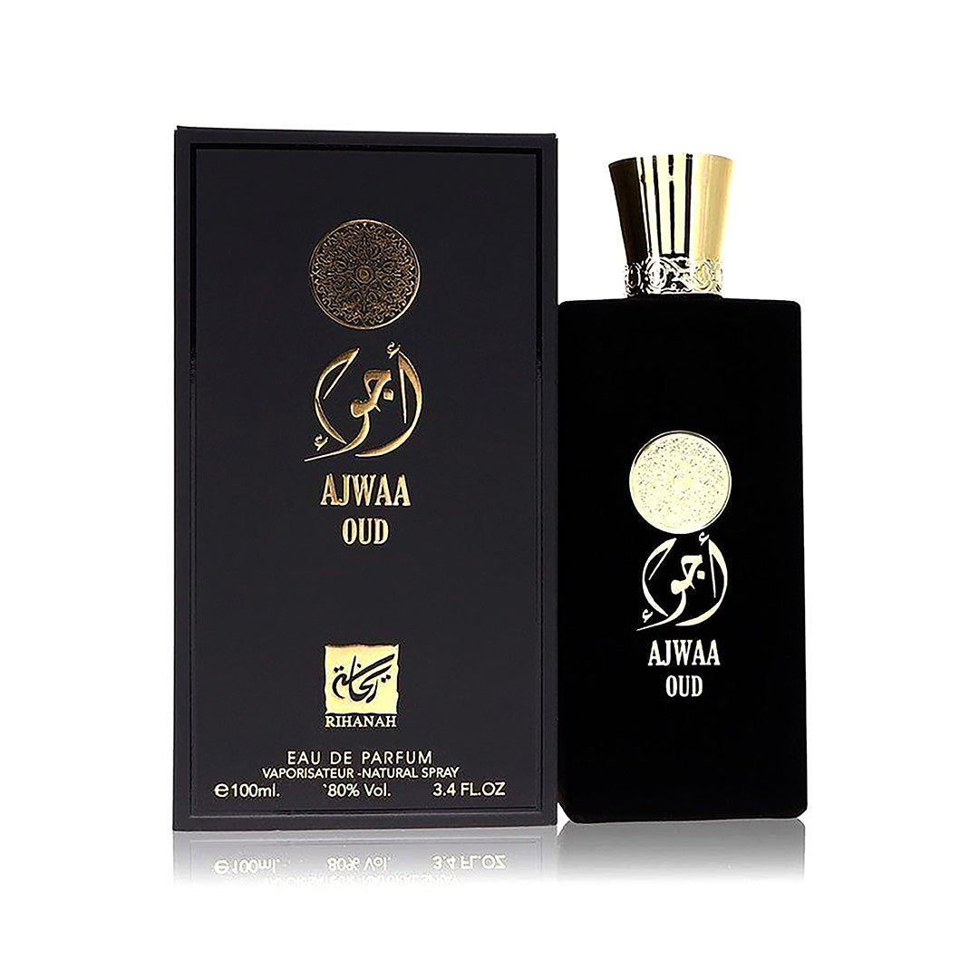 Ajwaa Oud Eau De Parfum By Rihanah Hot Floral- Woody Fragrance 100 ML